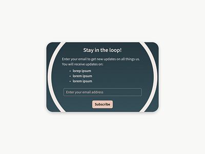 Pop-ip / Overlay dailyui overlay popup ui visual design