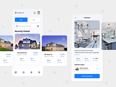 Home Finder app branding design home finder lease leasing leasing agent maps mobile mobile app product design rent renter finder renting search ui ui design user interface ux visual design