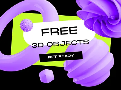 20 Free 3D shapes 3d abstract nft shapes visual