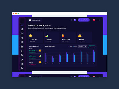 Centralized Ecommerce Dashboard dashboard ux webdesign