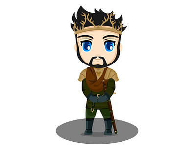 Renly Baratheon baratheon bastiondetormenta casabaratheon chibis design diseño gameofthrones illustration renly ui ux vector vector illustration