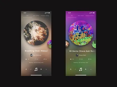 2021 (small) Recap 🎉 app design interface mobile ui ux web