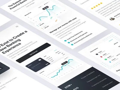HaloBank: Banking Landing Page Mobile Responsive app bank banking clean dashboard design digital bank finance fintech management mobile responsive saas ui user interface ux web website