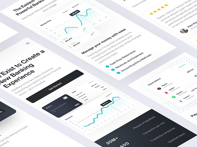 HaloBank: Banking Landing Page Mobile Responsive app bank banking clean dashboard design digital bank finance fintech management mobile responsive saas ui user interface ux web website