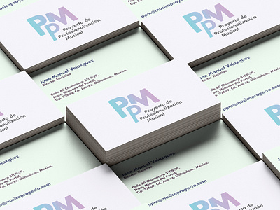 PPM Business Card business card design logo typography