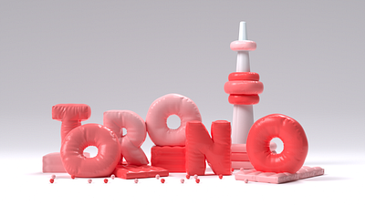 Toronto 3d typography