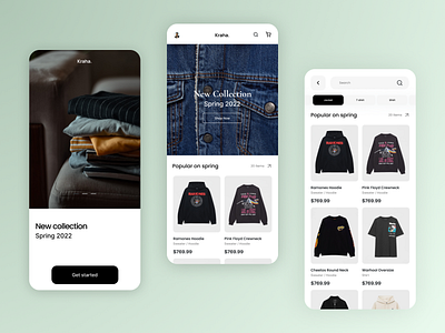 Mobile : Ecommerce Apps branding design ecommerce graphic design home page landing page mobile apps mobile ecommerce mobile ui mobile ux motion graphics redesign typography ui ui ux design uiux design web design