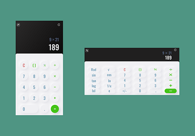 Day 4: Calculator #DailyUI calculator dailyui dailyuicallenge design figma ui