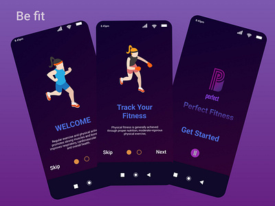 Fitness app app design banner branding design fitness app graphic design illustration logo mobile app social media ad ui ux vector