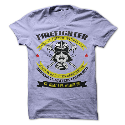 firefighter t-shirt design branding creative design design fighter graphic design illustration logo motion graphics t shirt design t shirt design template t shirt printing ui ux vector