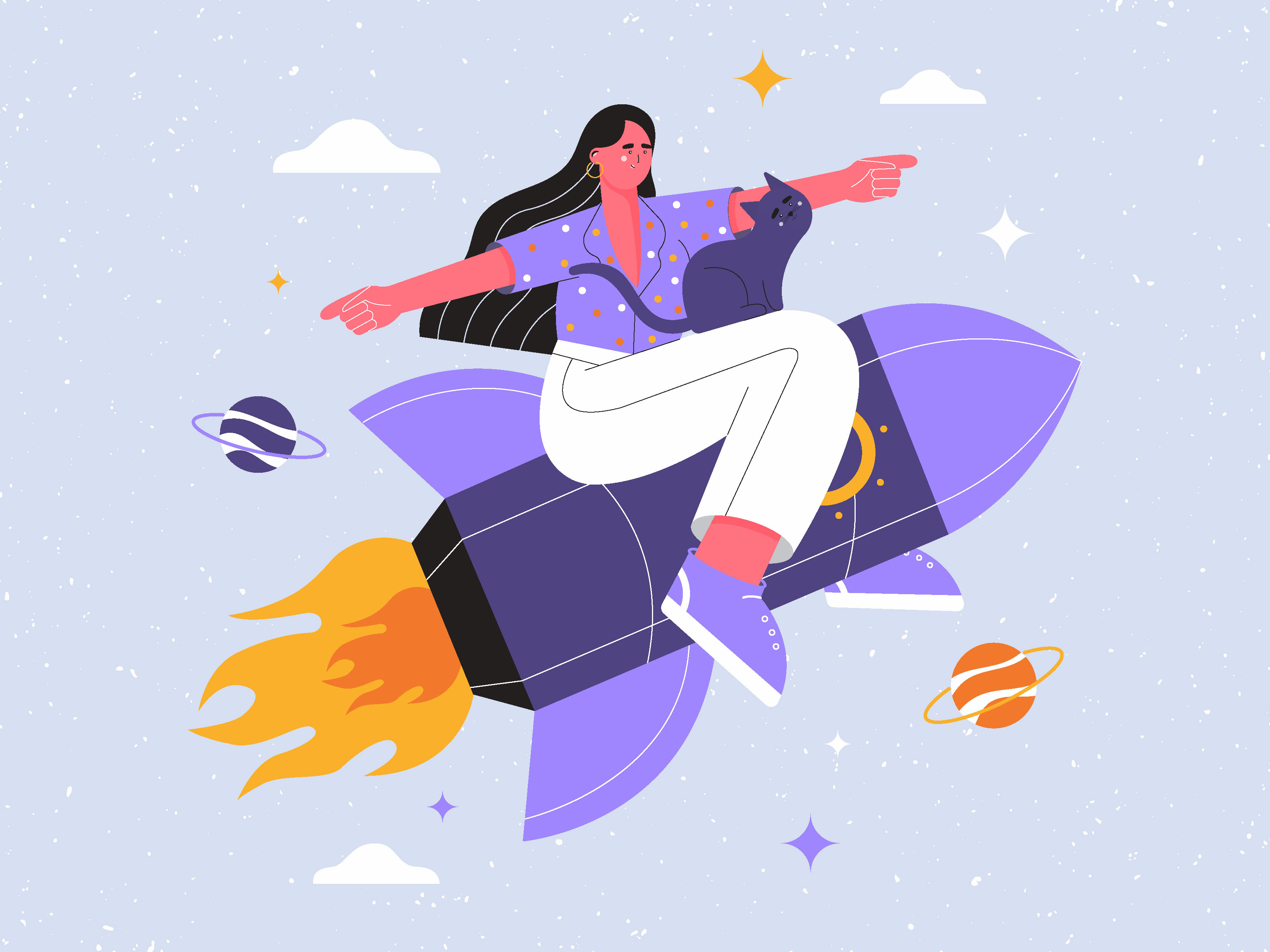 Example of 2 D Character  Illustration 