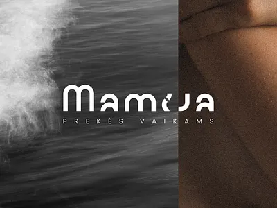 Logo design for Mamija animation baby baby inventory branding children design glow goods for children graphic design graphic designer illustration kids logo minimal ui ux vector