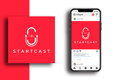Startcast Modern Logo Design branding business logo design illustration logo logo design minimalist logo modern logo ui vector