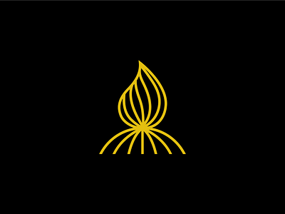 Campfire lineart logo burn campfire camping clever development fire flame gathering group hot interaction line line logo lineart minimalism logo outline smart shape smoke stroke unity