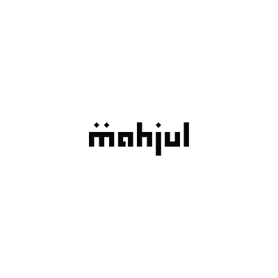 Mahjul brand identity branding concept custom custom font custom type design fashion brand graphic design lettering logo logo design logotype minimal type typography vector wordmark