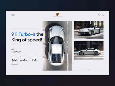 Porsche showroom concept landing page aftereffecs animated animation automotive car dashboard electric landing porsche ui web