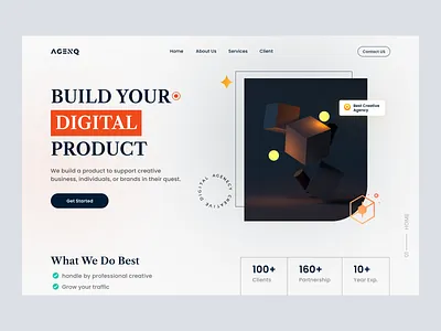 Digital Agency - Landing Page agency ui agency web digital agency homepage agency landing page landing page agency web profile