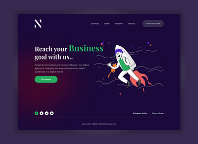 Corporate landing page UI/UX design 2022 app design business landing page clean ui corporate landing page ui figma graphic design inspiration landing page mobile app modern ui simple ui trending ui uiux user interface design ux uxdesign web design web ui