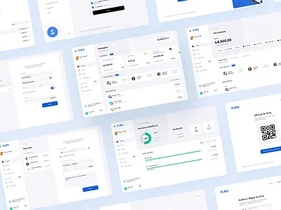 FUPS Account Screens account clean dashboard design finance goals money neobanking onlineservices services ui ux website