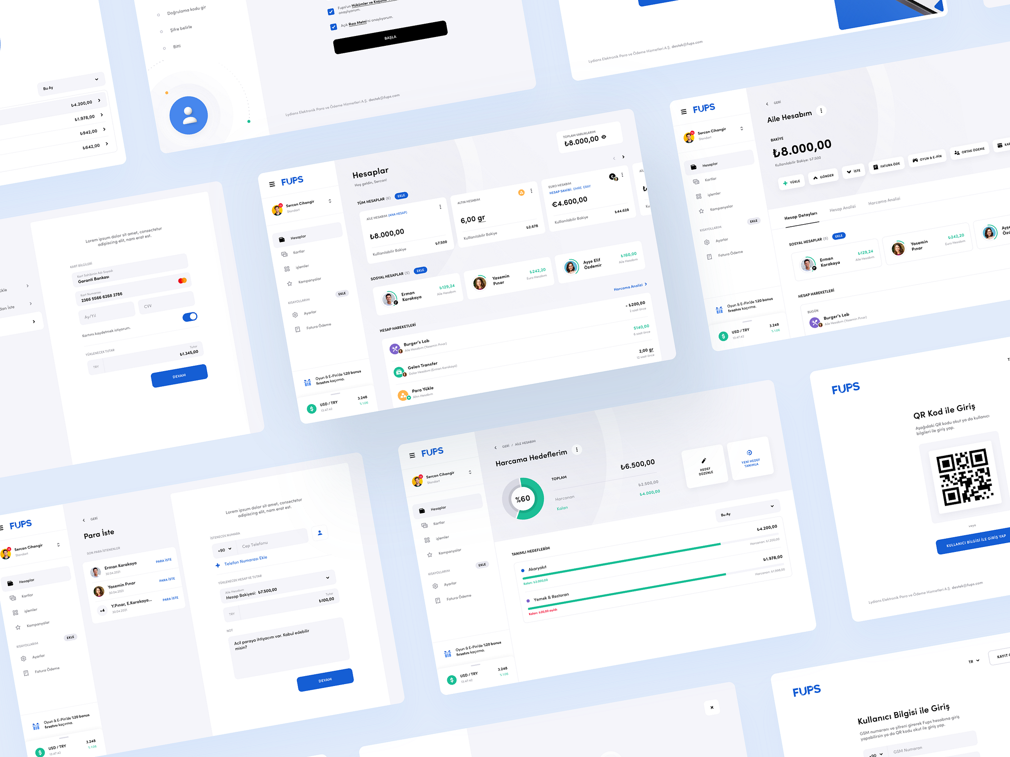 FUPS Account Screens by WLITZ / Design Studio on Dribbble