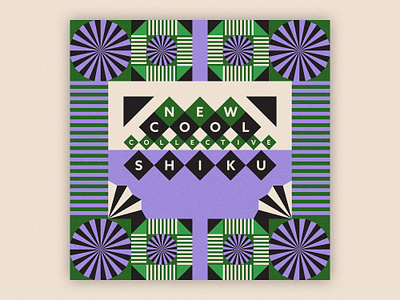 Yunikon - High Jive - Single artwork album album artwork dazzle geometric geometric patterns graphic design illustrator jazz minimal minimalistic music pattern design patterns razzle dazzle record record sleeve tapestry typography vector