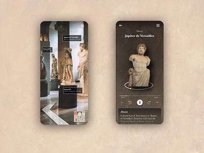 Virtual museum tour design graphic design ui ux