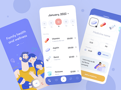 Health app - Mobile app app app design clinic doctor health healthcare hospital medical medicine mobile app mobile app design mobile design mobile ui