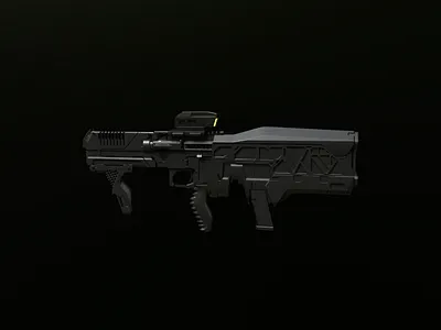 Shotgun Rifle 3d design game