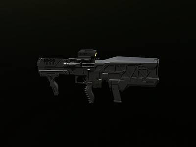 Shotgun Rifle 3d design game