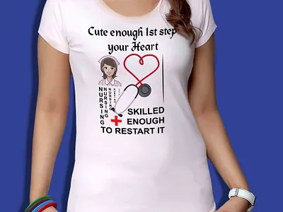 female heart nursing t-shirt desin branding bundle creative design design femeale desin graphic design hart desin illustration logo nursing desin t shirt design ui ux vector