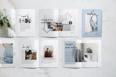 Madelynn Magazine blue book brand brief brochure design guidelines identity investor logo design logo identity manual microsoft plan project proposal report startup template website