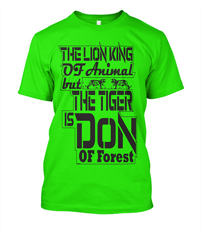 animal t-shirt design/the loin king of animal design animal t shirt design branding bundle creative design design graphic design illustration logo t shirt design tiger design ui ux vector