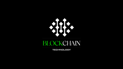 BlockChain logo Concept blockchain logo concept branding graphic design logo ui