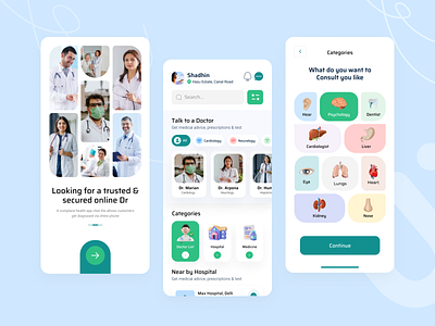 Online Doctor App 👩🏽‍⚕️ best shot chat doctor doctor app doctor appoinment doctor schedule dribbble best shot medicine order near by doctor near by farmacy near by hospital online doctor online medicine online video call online voice call subscription trendy design video call