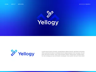 Y letter technology logo album awesome branding concept creative crypto design illustration logo folio logo inspirations logo kit mark minimal modern logo tech technology ui vector y letter