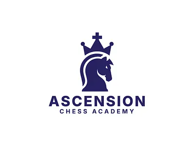 Chess Academy Logo branding graphic design logo