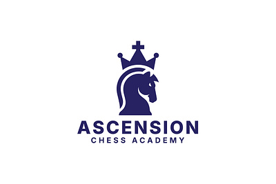 Chess Academy Logo branding graphic design logo