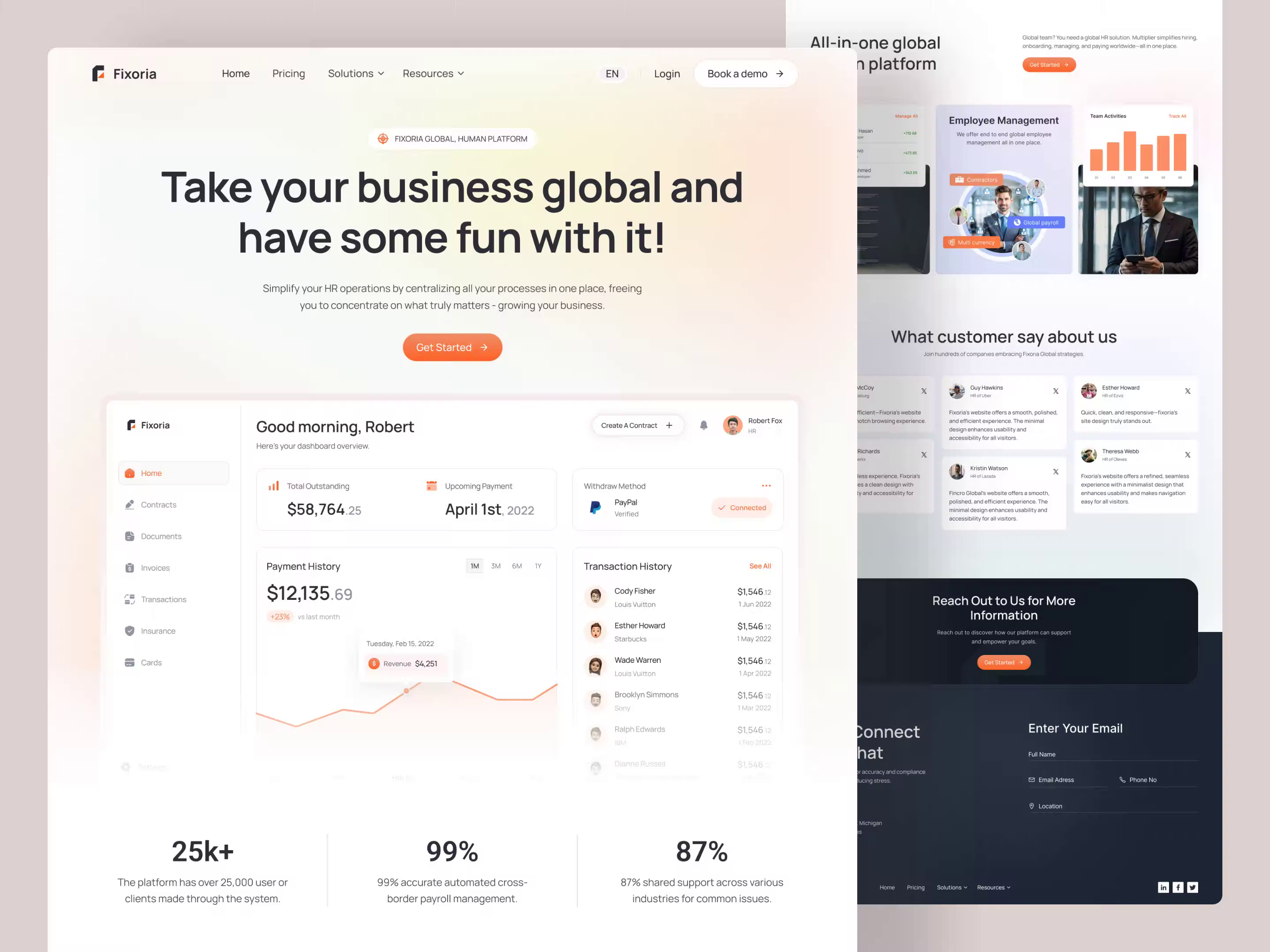 Example of Landing Page Design