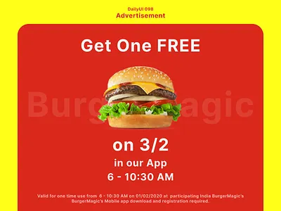 Advertisement DailyUI 098 advertisement dailyui 098 design ui