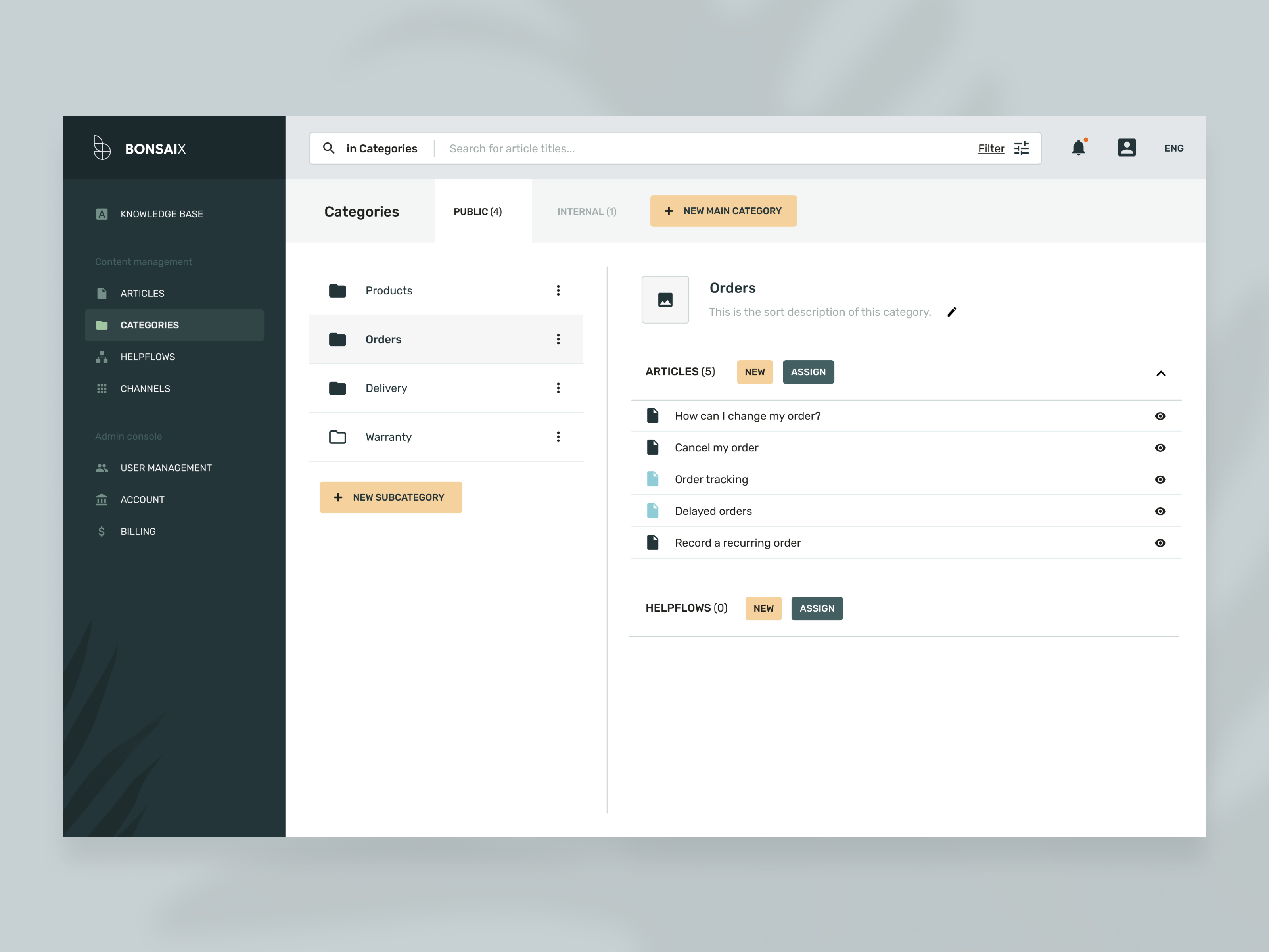 Example of Enterprise Dashboard UX Design
