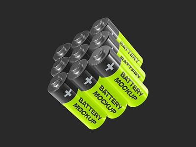 Free Battery Mockups 5K battery c4d cinema4d free free battery mockup free mockup mockup mockupie mockups render