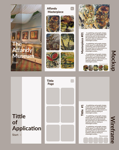 Art Museum art museum ui uiapp uidesign