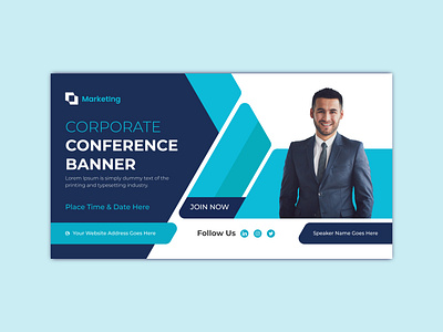 Corporate conference banner banner conference conference banner corporate conference event banner invite banner