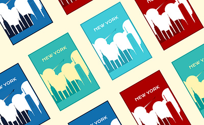 New York Infographic Poster design figma graphic design illustration ui vector