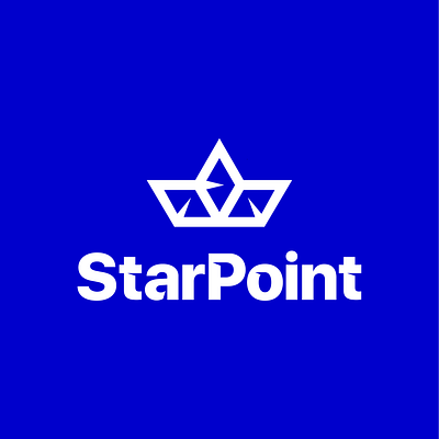 Starpoint Logo boat brand branding design graphic design logo minimal minimalism minimalist modern paper boat simple star starpoint