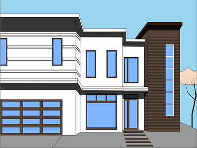 Home illustration vector