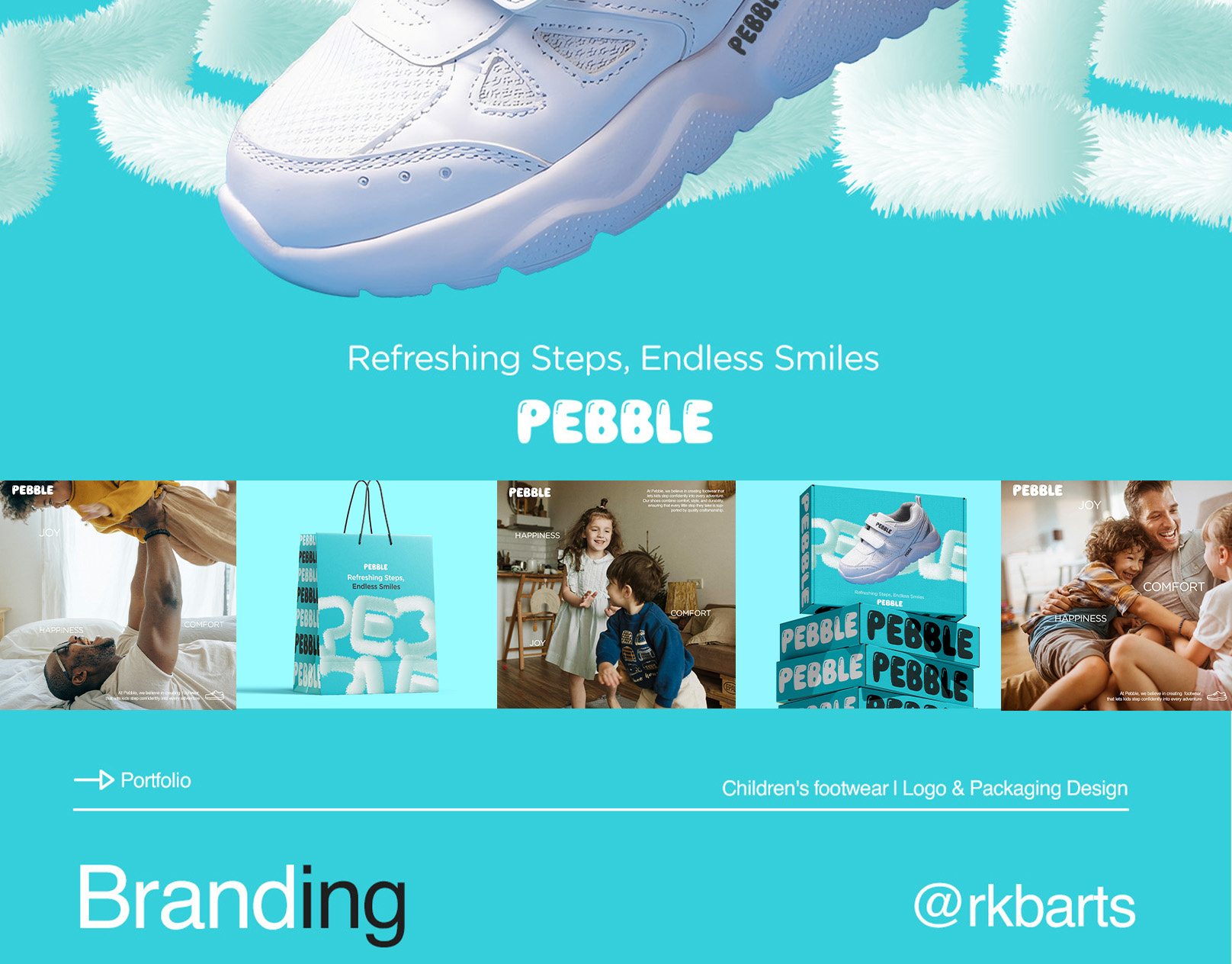 LOGO: PEBBLE branding graphic design logo ui