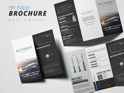 Creative | Tri-Fold Brochure Design branding clean design flyer graphic design illustration logo print rockets tri trifold uiux vector visual
