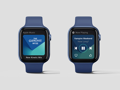DailyUI #9 Music Player app apple watch dailyui design music player ui wearable