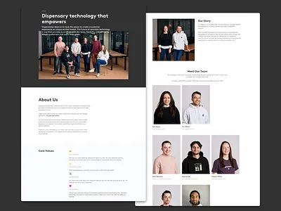 Dispense: About Us about page about us cannabis dispense marijuana marijuana marketing marketing about marketing cannabis web design